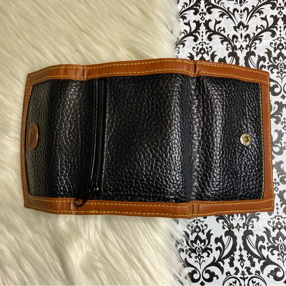 VINTAGE Dooney & Bourke : all weather leather satchel handbag & matching wallet - Picture 12 of 16